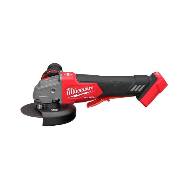 Milwaukee M18FAG125XPDB-0 M18 Fuel Braking Angle Grinder with Deadman Paddle Switch, 125 mm