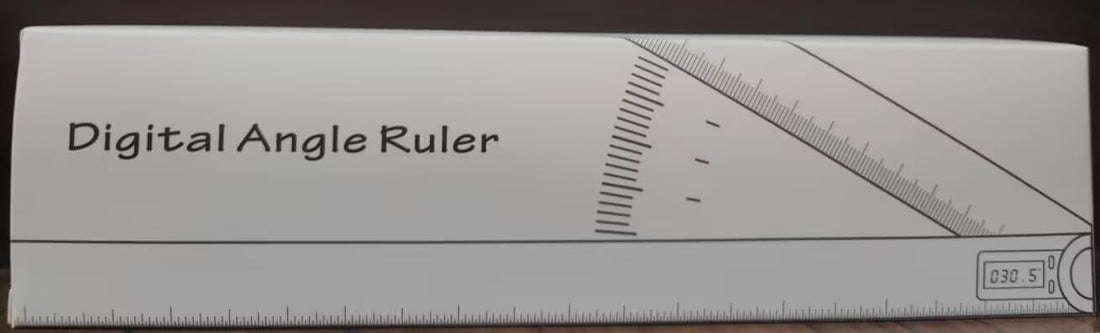 GemRed  Digital Angle Ruler Protractor (Stainless steel (black button))