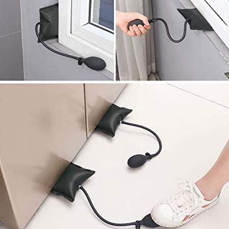 Air Wedge Bag Pump,Professional Leveling 3 Pack Strong Air Wedge Bag Kit,Car Door and Window Installation and Positioning air Cushion airbag(3 PCS air Bags)