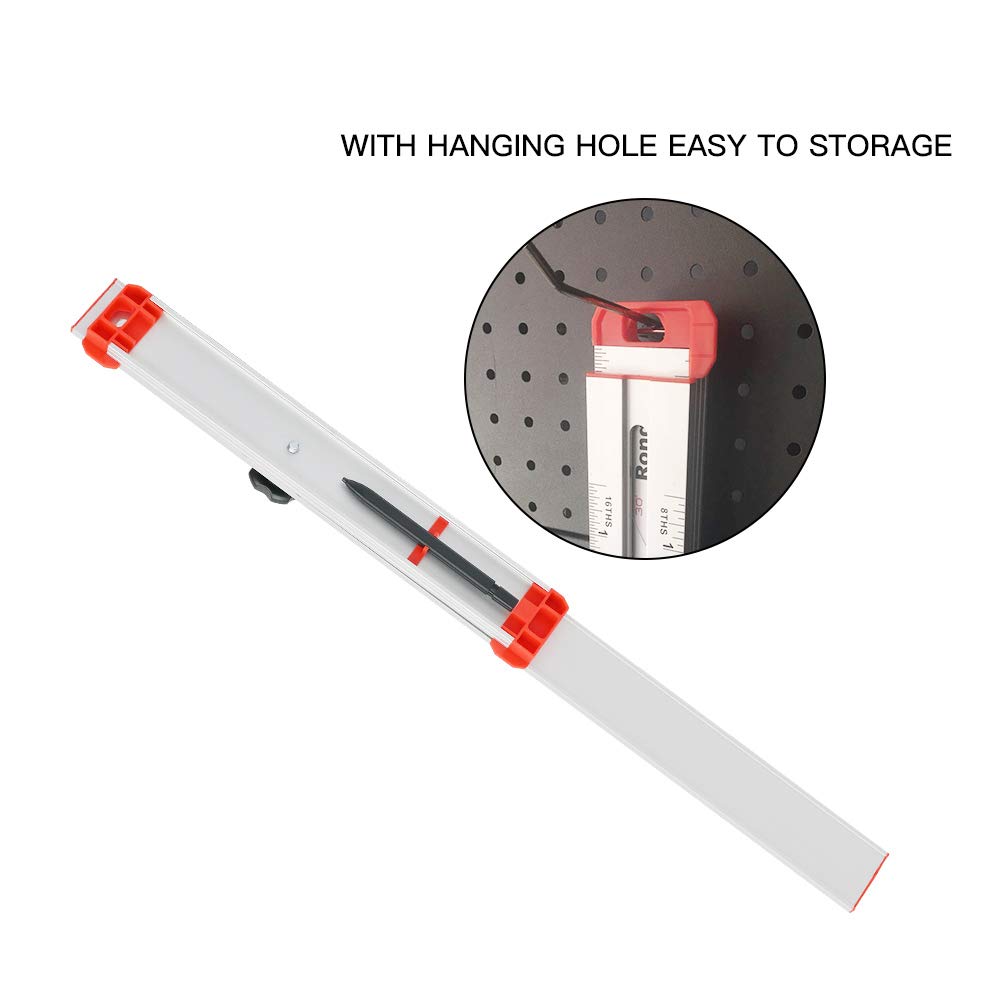 RONGPRO 24 Inch Adjustable T-Square Measuring Tools Layout Tools Aluminum Drywall A-Square