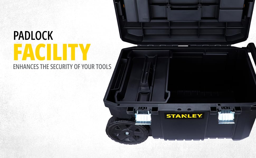 STANLEY STST1-80150 Essential Rolling Chest - Black