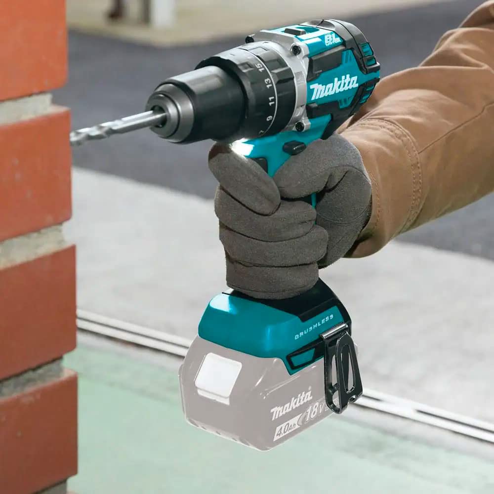Makita DHP485Z 18 Brushless Hammer Driver Drill, Tool Skin Only (not including battery/charger) in plain packaging