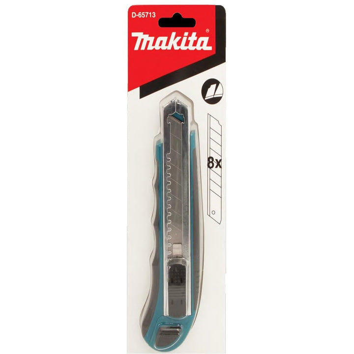Snap Off Knife with 8 Replacement Blades, 18 mm