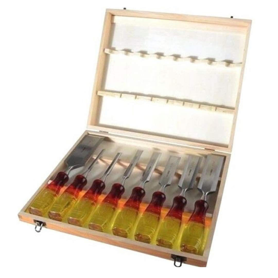 Marples Limited Edition Splitproof Chisel Set 8 Piece, Wood
