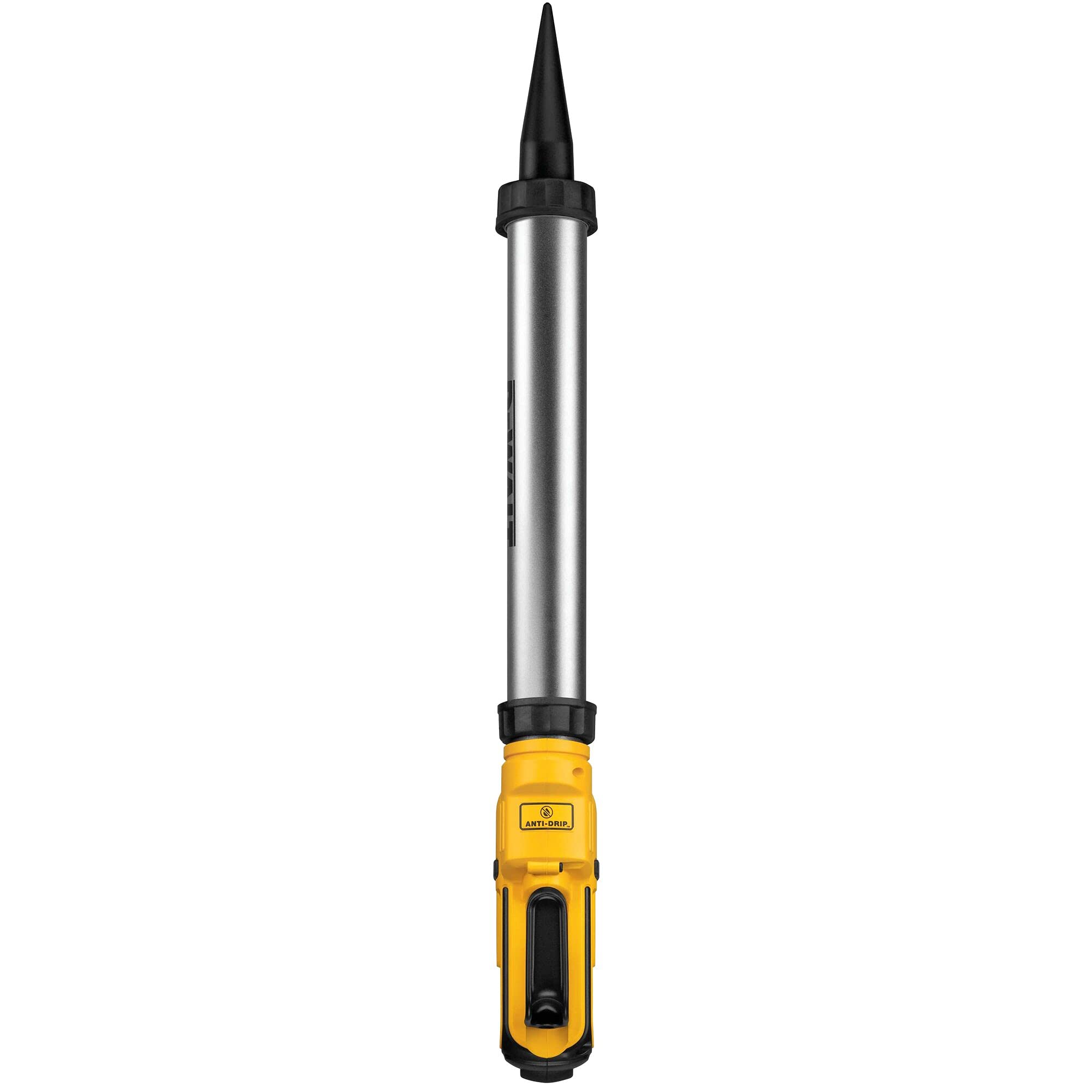 DEWALT DCE580N-XJ Caulk Gun Bare, 1 W, 18 V, Yellow/Black, 300-600 ml