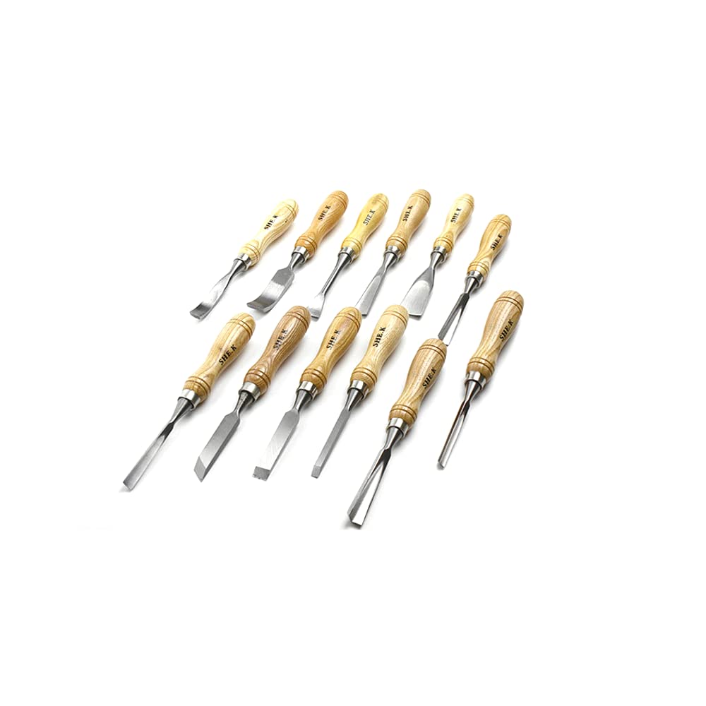 Nisorpa 12pcs Wood Carving Chisel Tool Set
