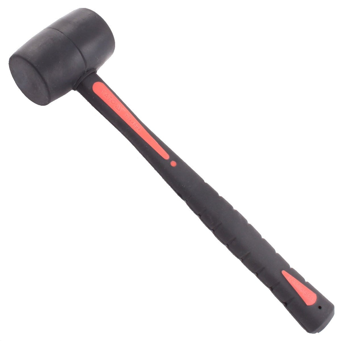 Yato Rubber Mallet with Fibreglass TPR Handle, 440 g