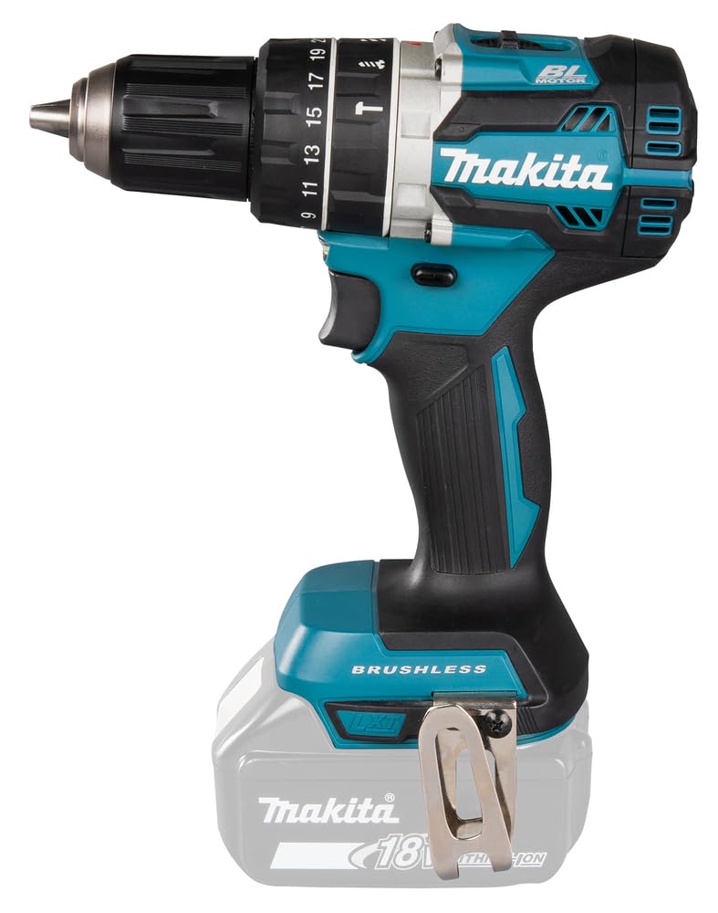Makita DHP484Z 18V Mobile Brushless Heavy Duty Compact Hammer Driver Drill (Tool Skin Only, No battery/charger) in PLAIN PACKAGING.