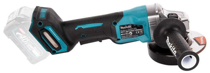 MAKITA 40V MAX XGT BRUSHLESS 125MM PADDLE SWITCH ANGLE GRINDER SKIN GA013GZ