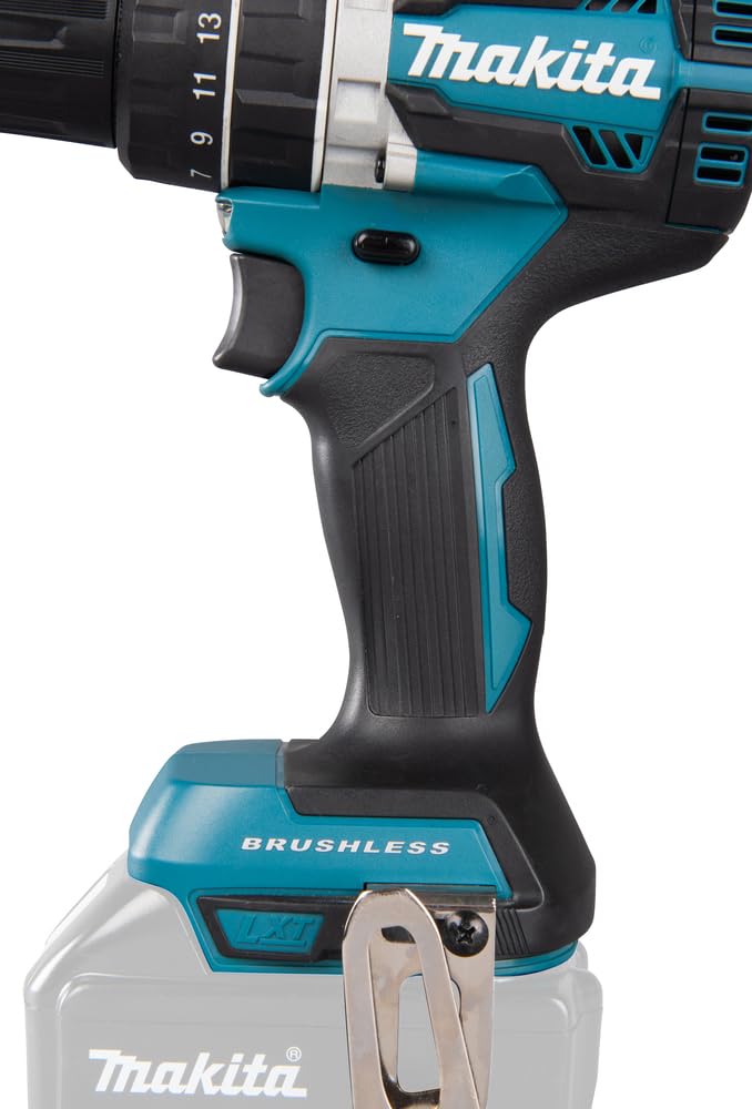 Makita DHP484Z 18V Mobile Brushless Heavy Duty Compact Hammer Driver Drill (Tool Skin Only, No battery/charger) in PLAIN PACKAGING.