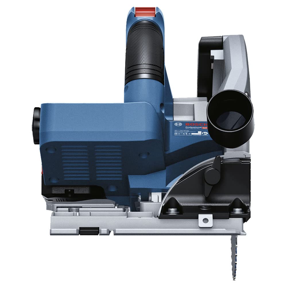 Bosch Professional BITURBO GKT 18V-52 GC Cordless Plunge Circular Saw (Adjustable Speed Levels, incl. connectivity Module, excl. Batteries and Charger, in L-BOXX 238)