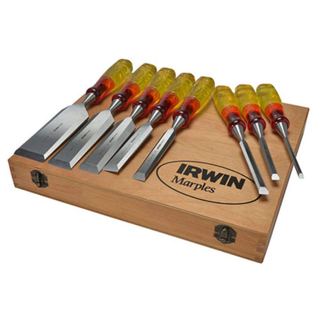 Marples Limited Edition Splitproof Chisel Set 8 Piece, Wood