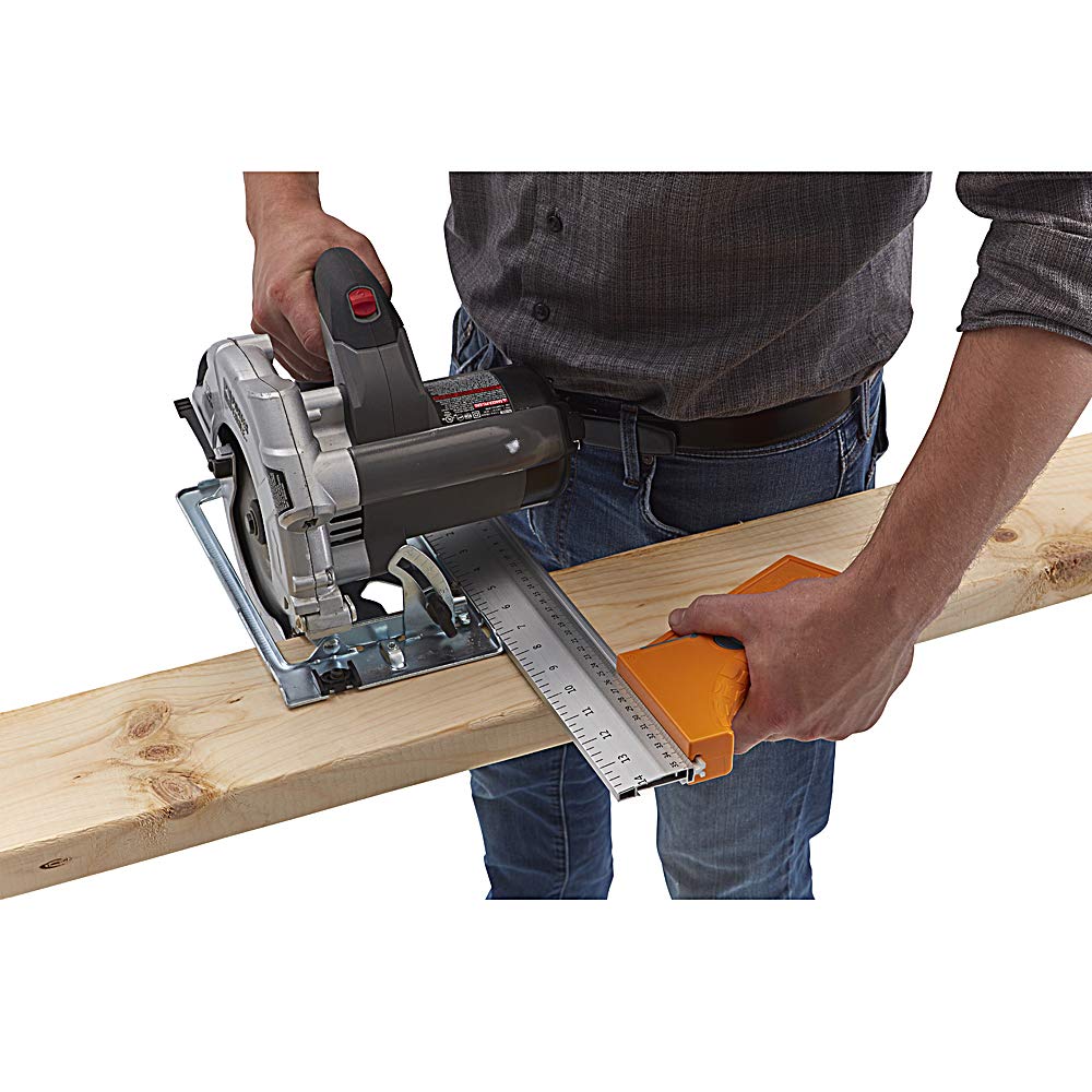 Quick Cut Circular Saw Guide with Rail & Angle Assist