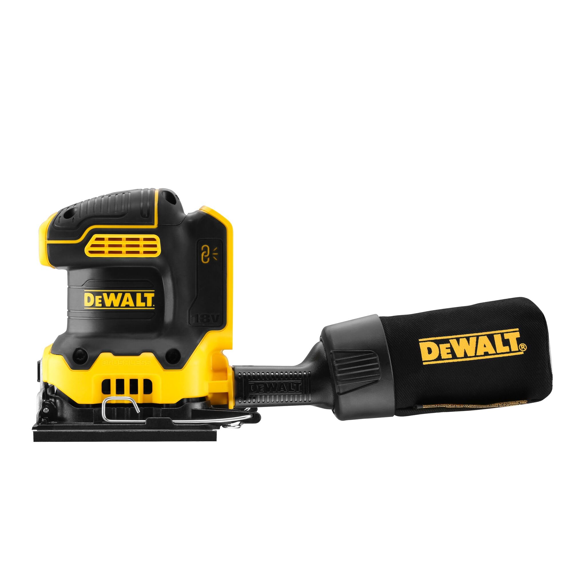 DeWalt 18V XR Brushless 1/4 Sheet Palm Sander