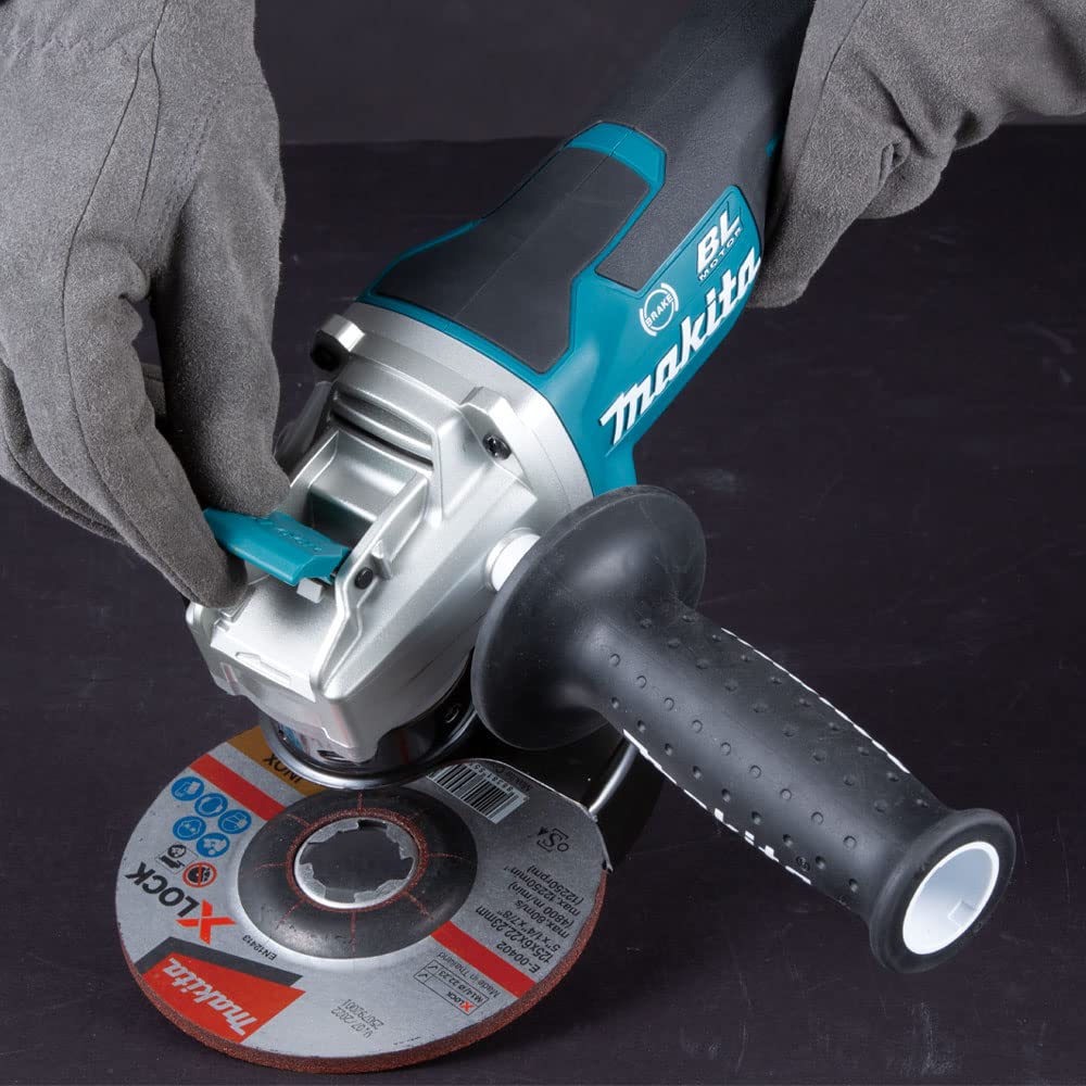 Makita DGA519Z 18V Brushless X-Lock Angle Grinder, 125 mm Size
