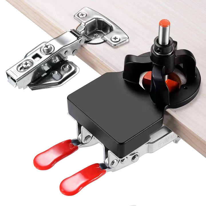 Concealed Door Hinge Jig Accurate Locking Cabinet Hinge Jig,  Punch Cabinet Hardware