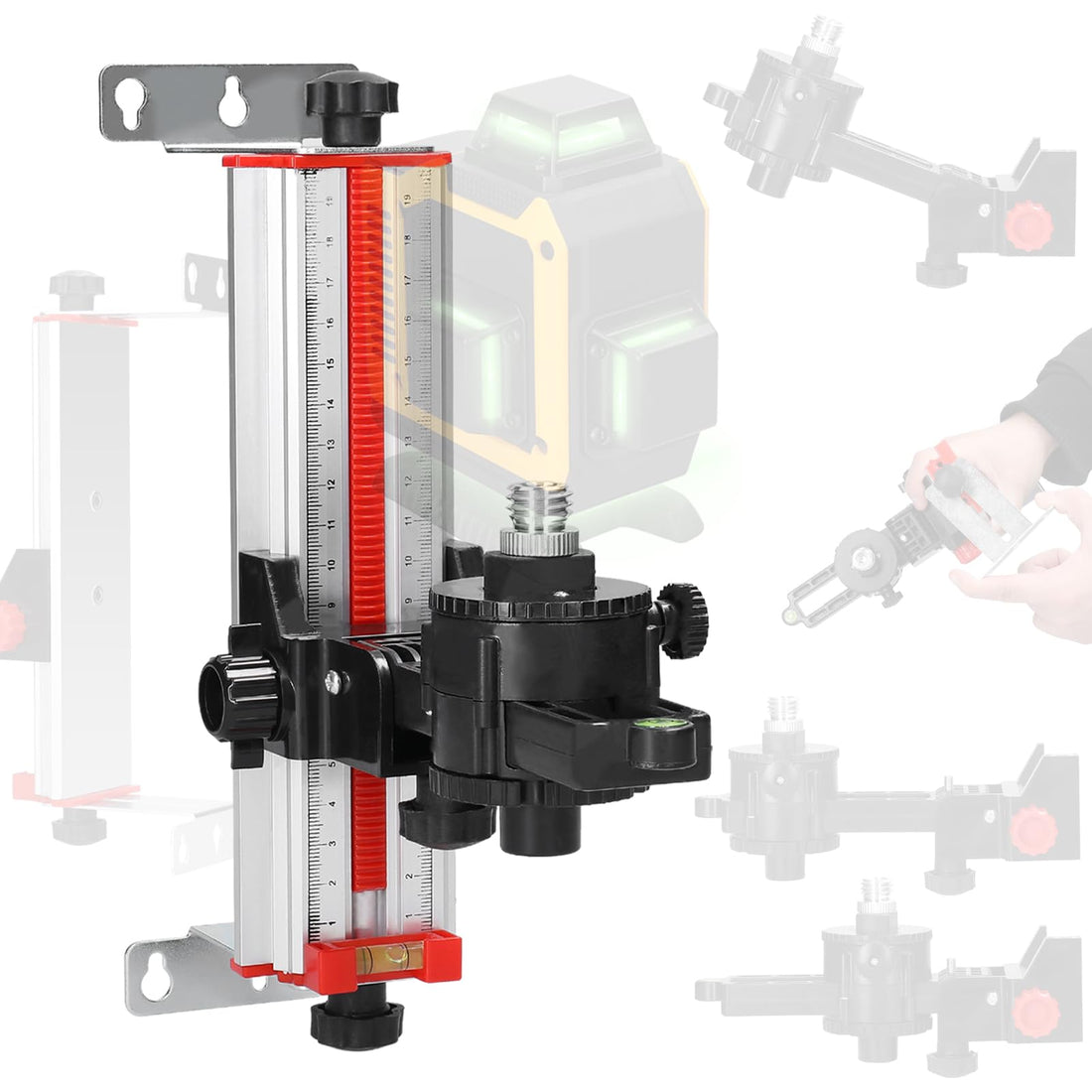 Stable Adjustable Laser Level Bracket