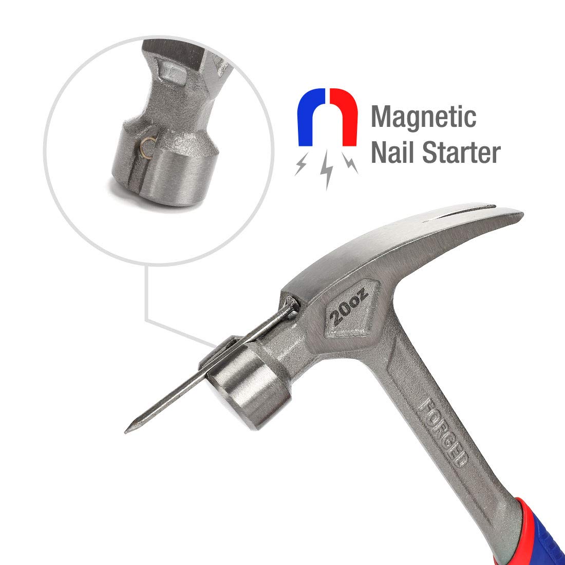 WORKPRO Claw Hammer, Framing Hammer