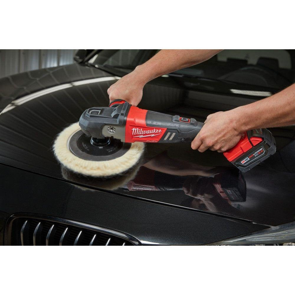 Milwaukee 2738-20 M18 18-Volt Fuel Lithium-Ion Brushless Cordless 7 inch Variable Speed Car Polisher (Tool-Only)