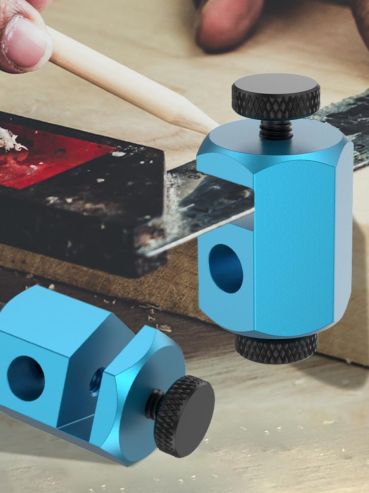 2Pcs Stair Gauge Aluminum Alloy Rafter Stair Layout Framing Jig Portable Framing Square Attachment Jig Sturdy Square Auxiliary Clamp Stair Gauge for Home Office Stair Fulasun