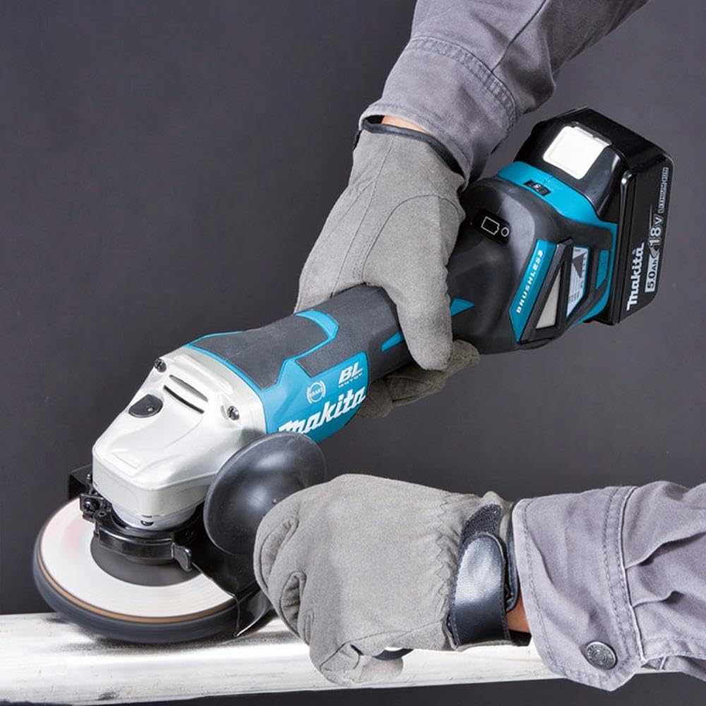 Makita 18V Brushless Angle Grinder with Paddle Switch, 125 mm
