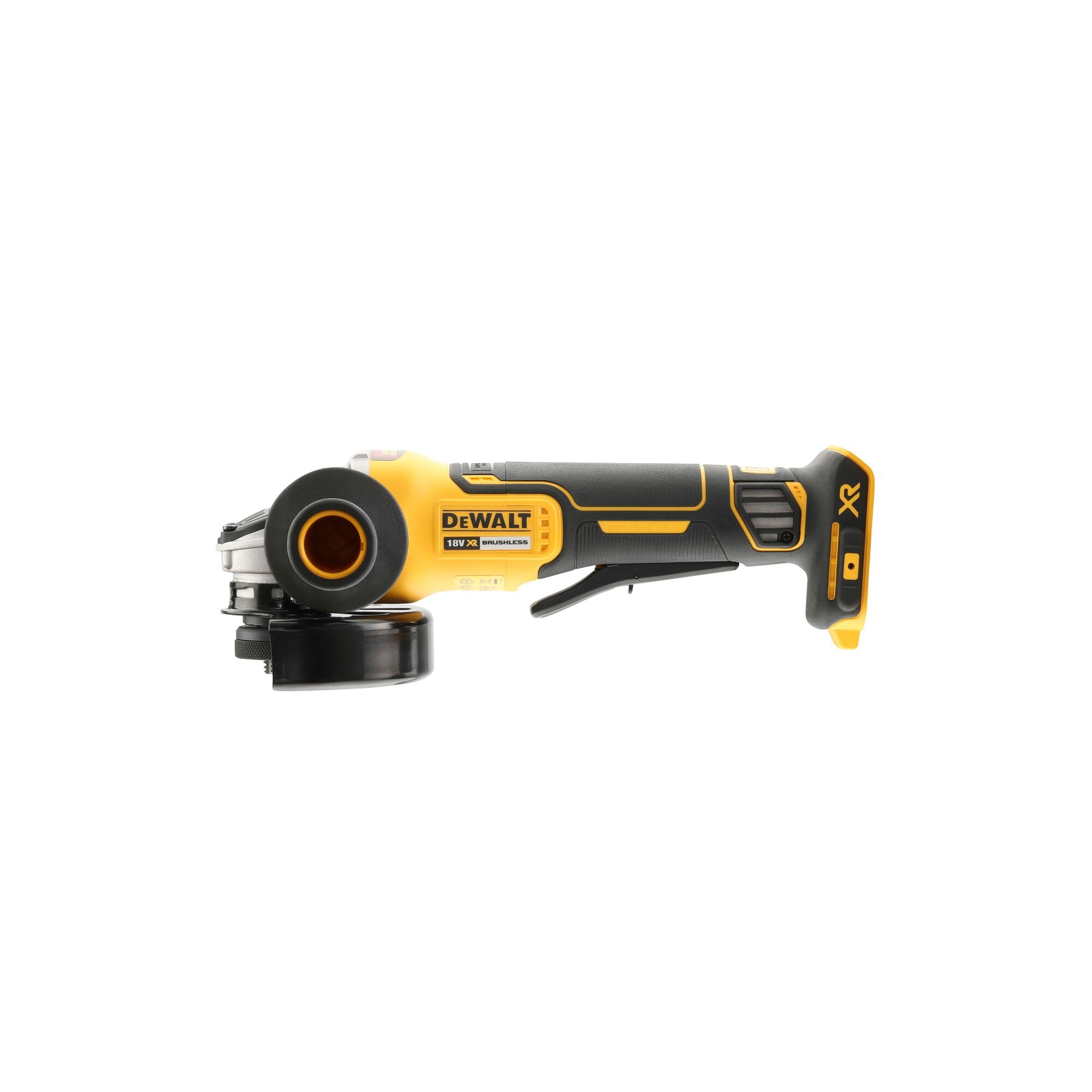 DeWalt 18V XR Bare Unit Brushless Paddle Switch Angle Grinder, 125 mm