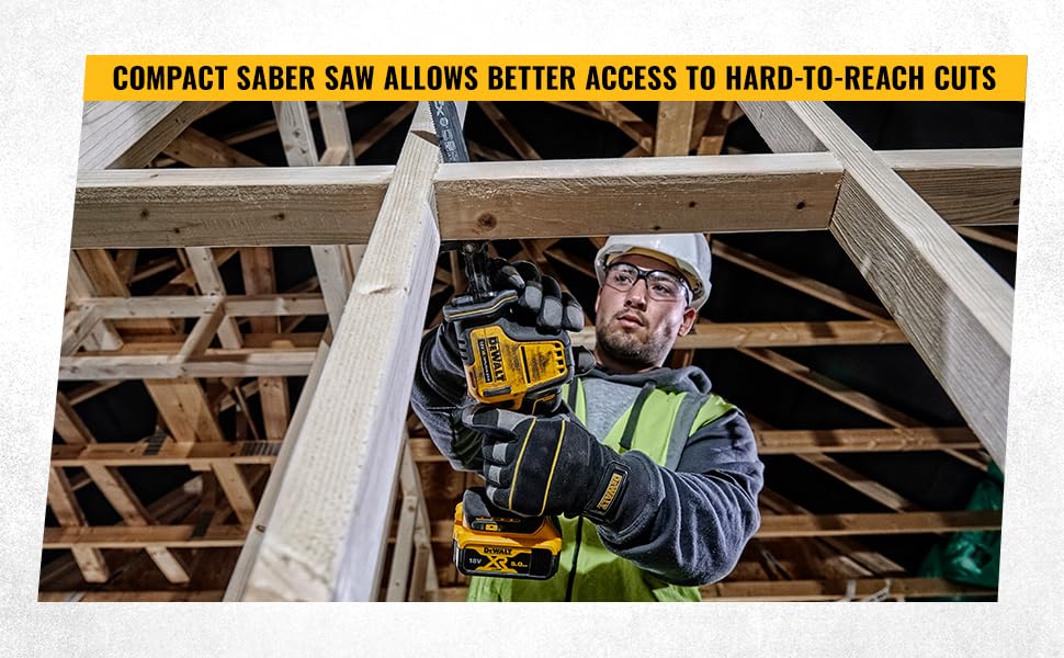 DEWALT 18v XR Brushless Compact Reciprocating Saw - Bare Unit DEWDCS369N