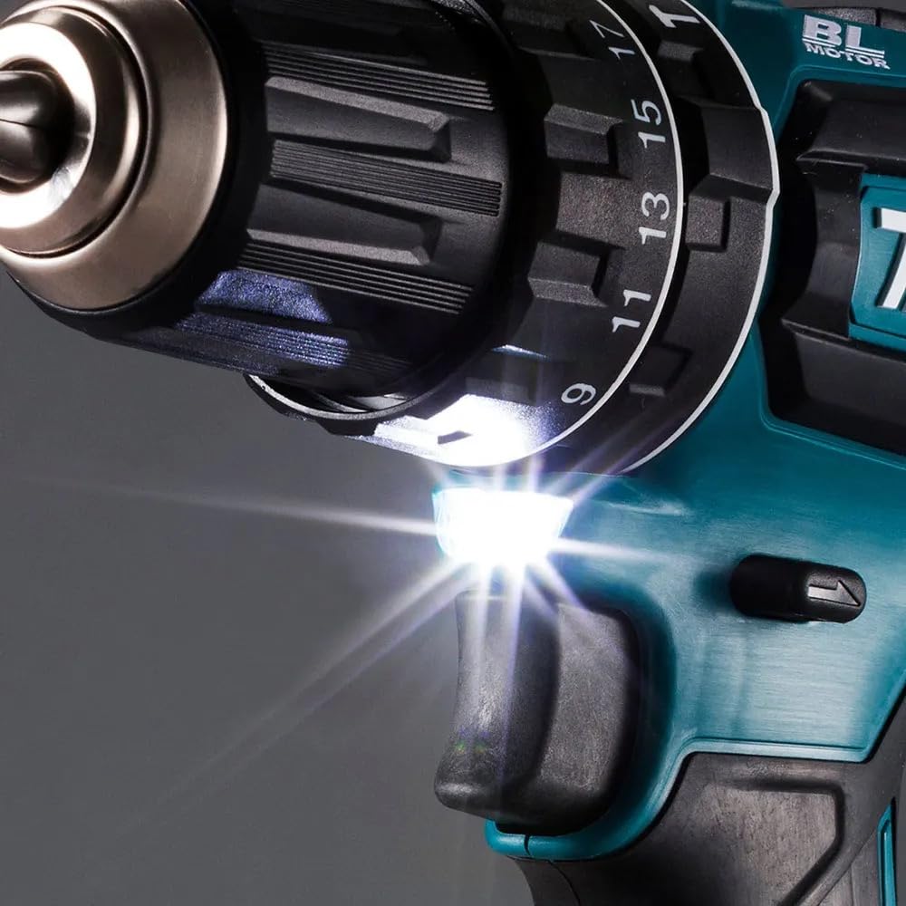 Makita DHP485Z 18 Brushless Hammer Driver Drill, Tool Skin Only (not including battery/charger) in plain packaging