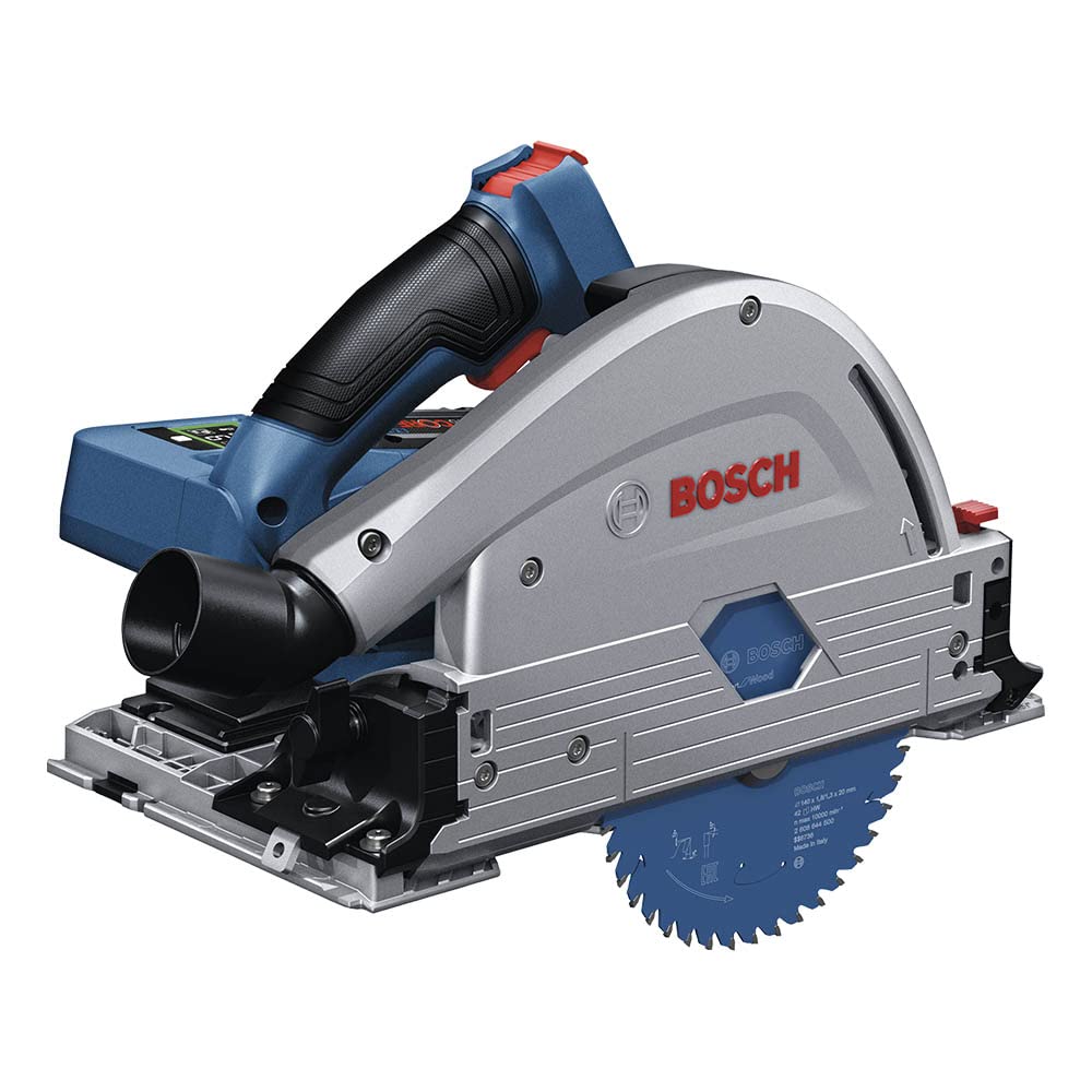 Bosch Professional BITURBO GKT 18V-52 GC Cordless Plunge Circular Saw (Adjustable Speed Levels, incl. connectivity Module, excl. Batteries and Charger, in L-BOXX 238)