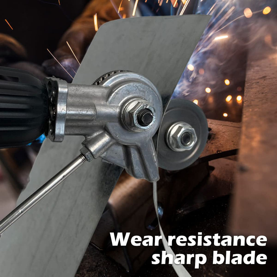 Electric Drill Plate Cutter Double Headed Metal Sheet Cutter Sharp