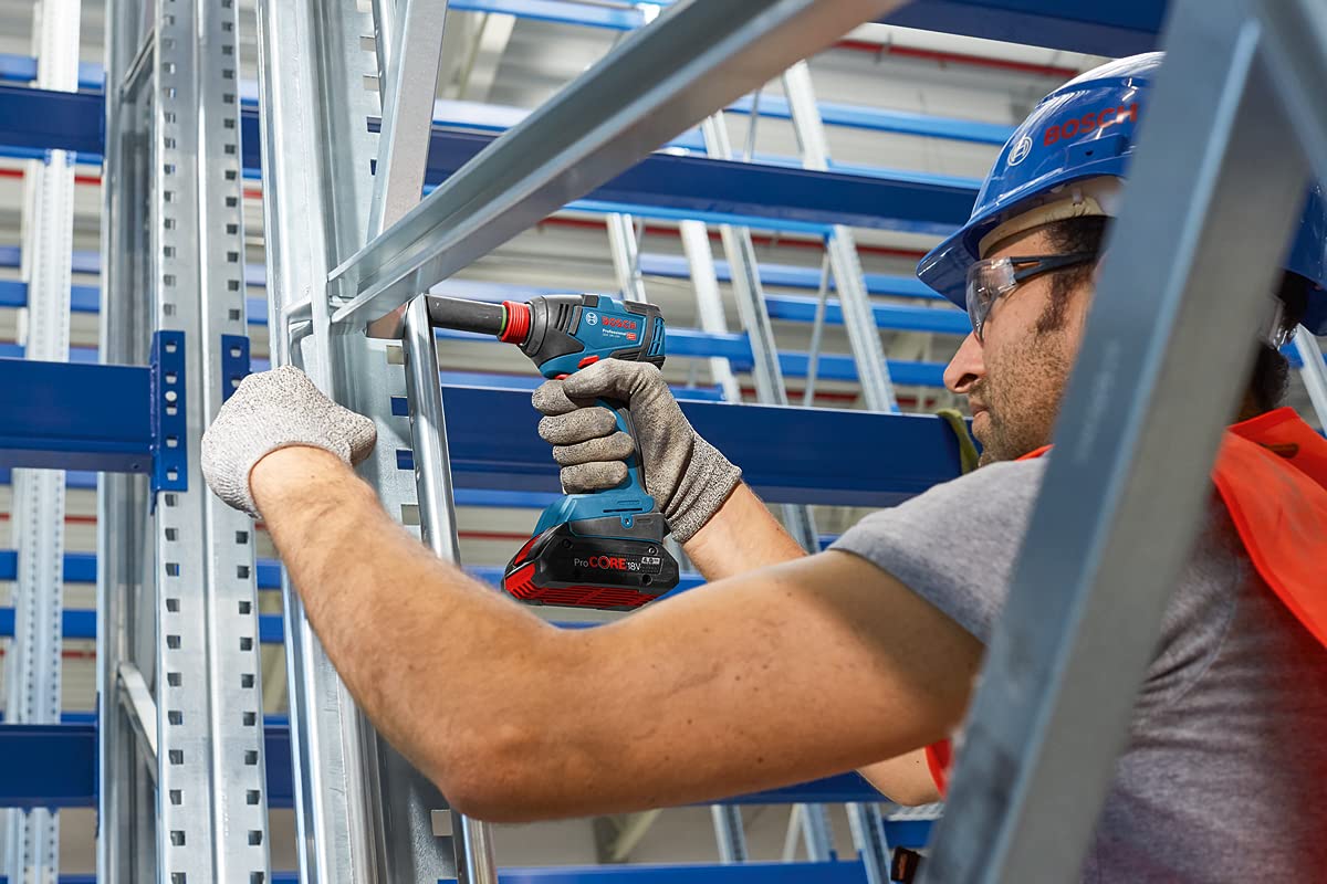 Bosch Professional 18V System Cordless Impact Driver GDX 18V-200 (max. Torque of 200 Nm, excluding Rechargeable Batteries and Charger, in Carton)