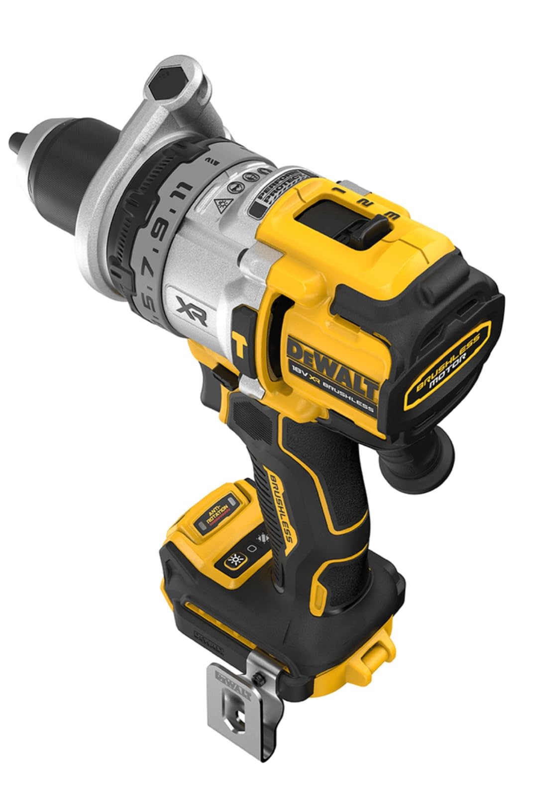 DEWALT DCD1007N-XJ 18V XR Premium Brushless Hammer Drill Driver, Bare Unit