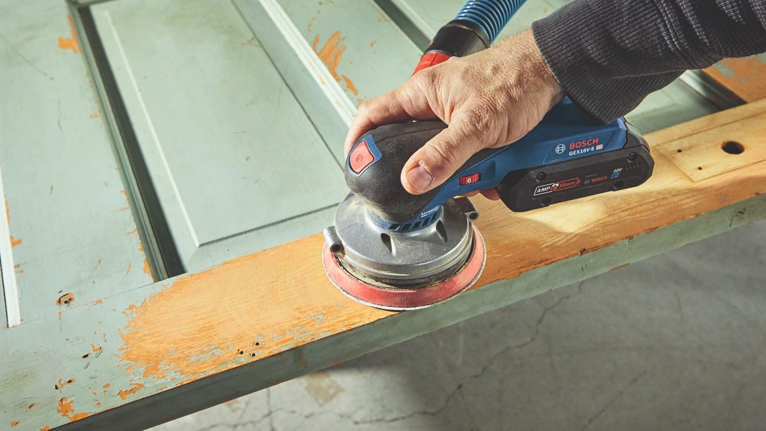 BOSCH GEX18V-5N 18V Brushless 5 Inch Cordless Random Orbit Sander (Bare Tool)