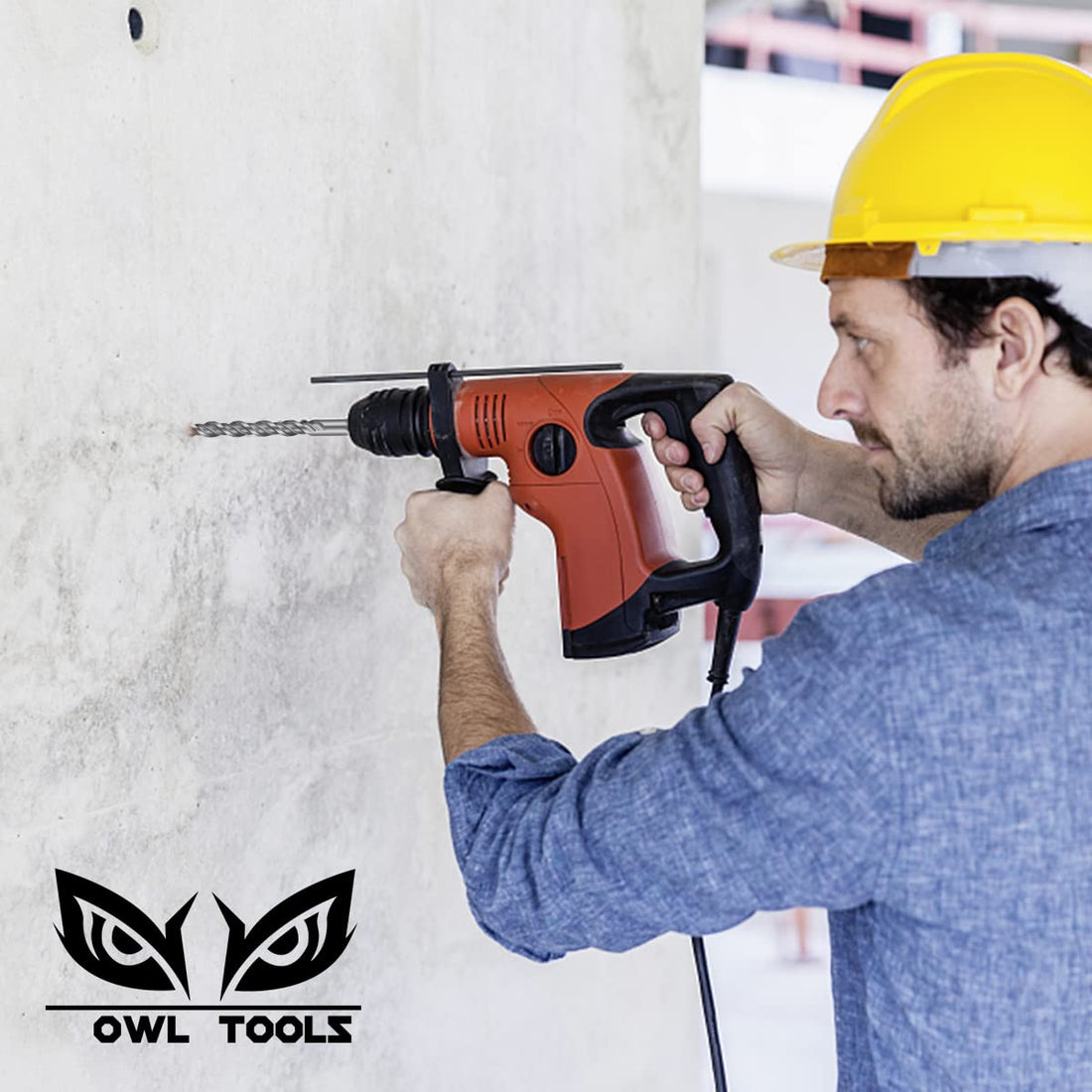 Owl Tools SDS Plus Rotary Hammer Drill Bit Set