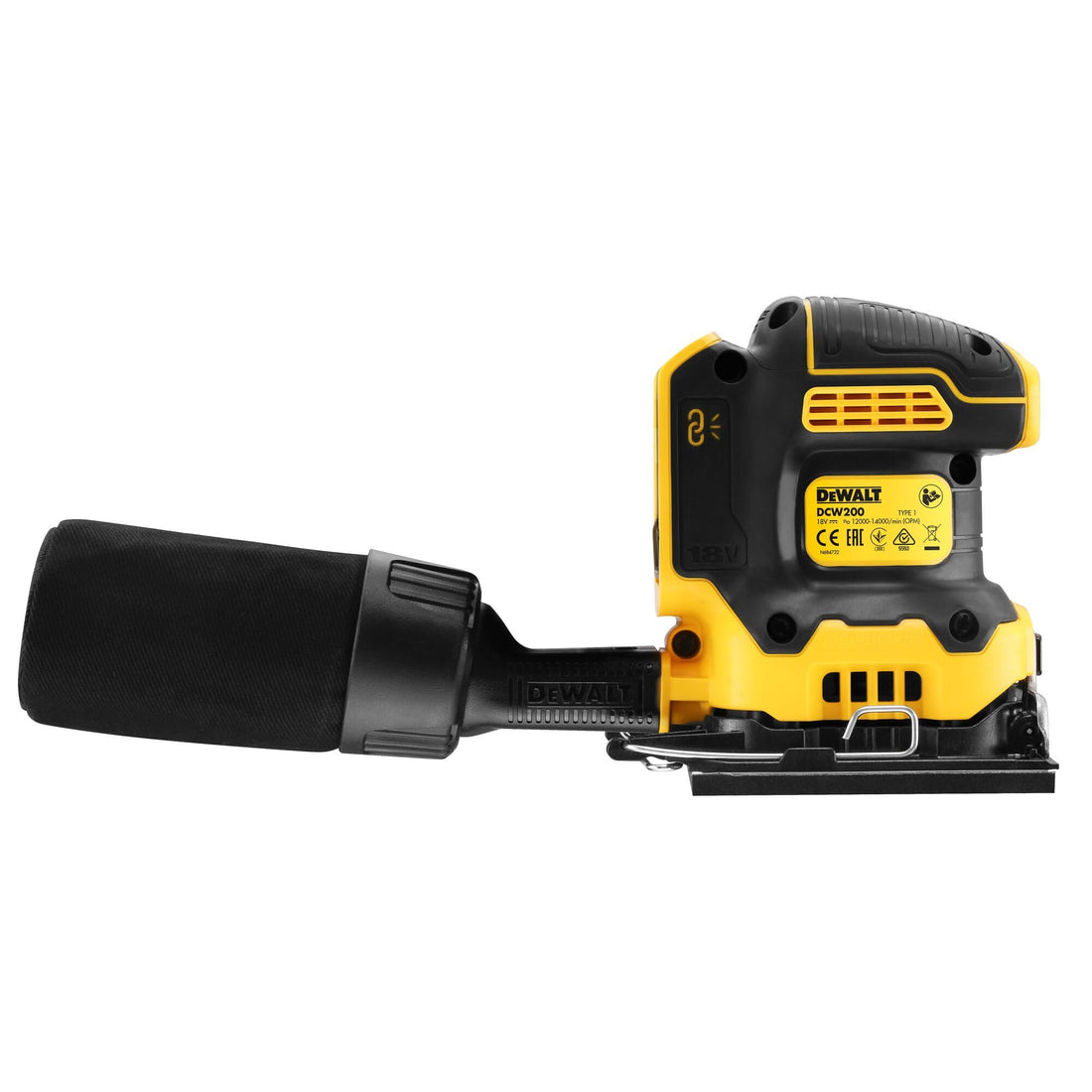 DeWalt 18V XR Brushless 1/4 Sheet Palm Sander