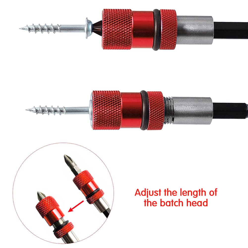 Saipe 2pcs Adjustable Screw Depth Screwdriver