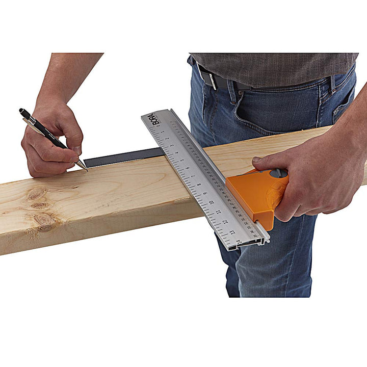 Quick Cut Circular Saw Guide with Rail & Angle Assist