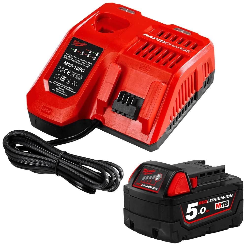 Milwaukee M18SP-501B M18 5.0Ah Redlithium-ION Starter Pack