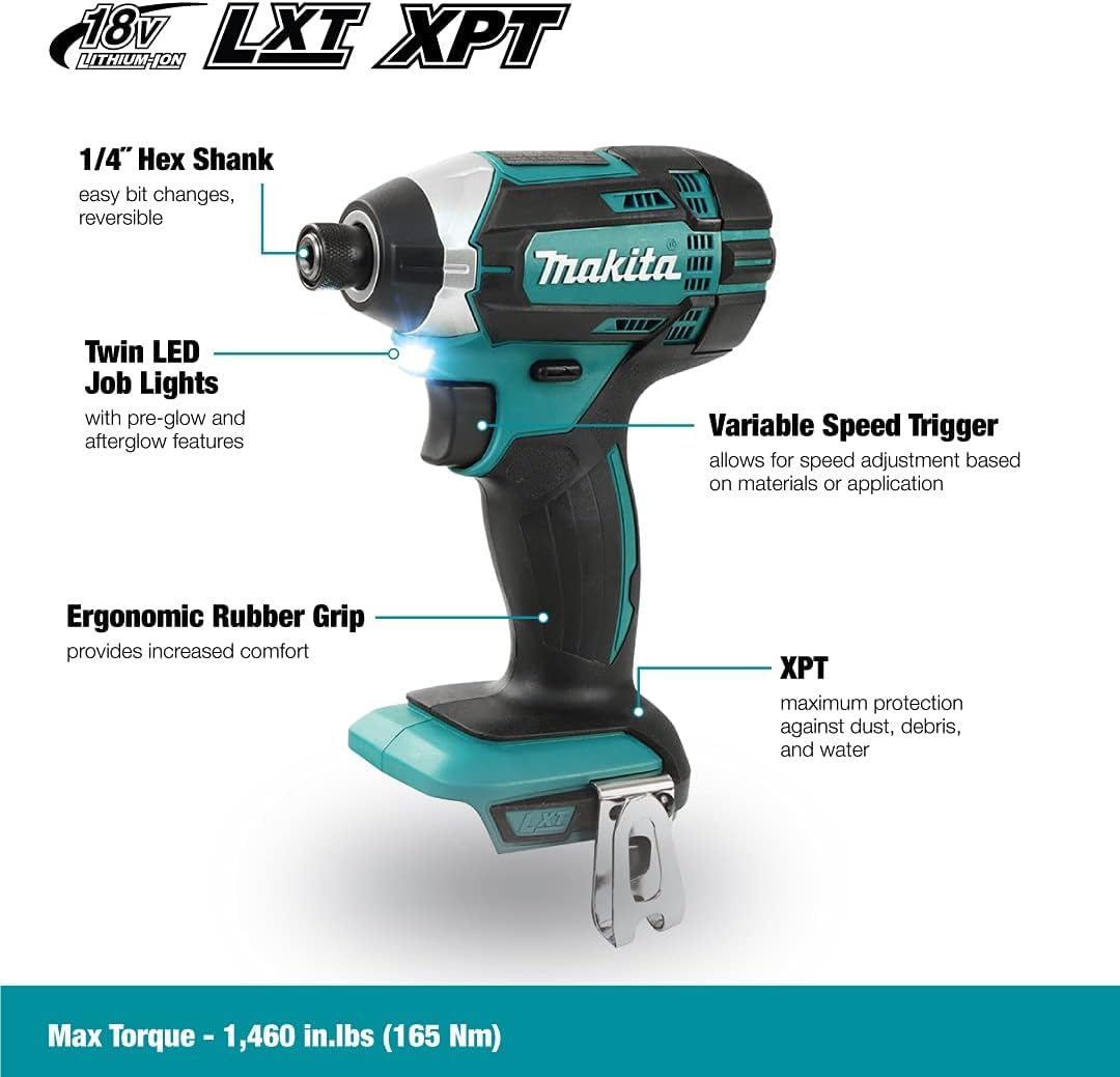 18V LXT Impact Driver (Tool Skin Only - No Battery/Charger) in plain packaging