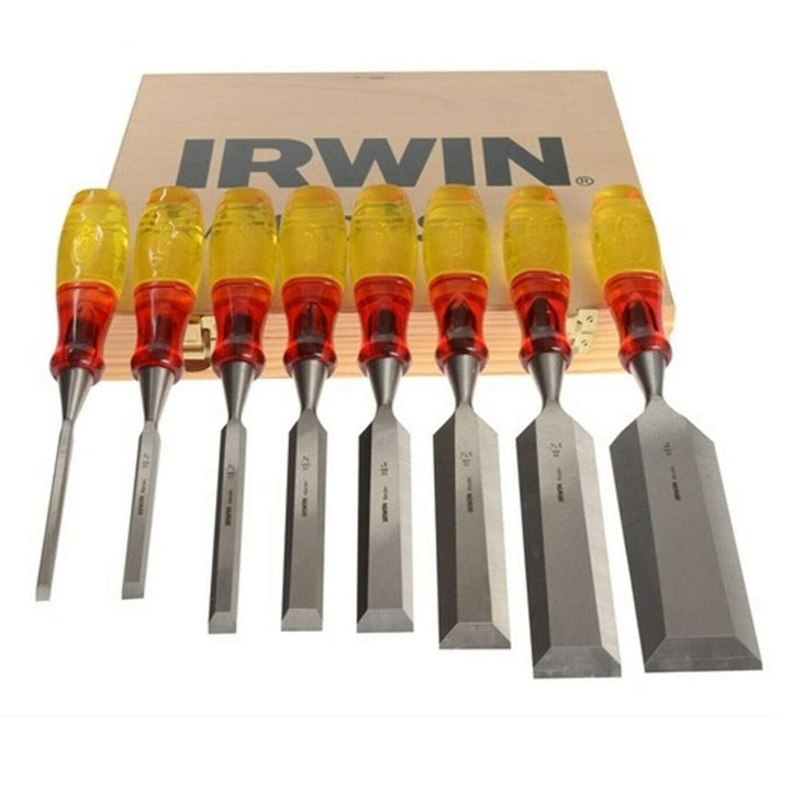 Marples Limited Edition Splitproof Chisel Set 8 Piece, Wood