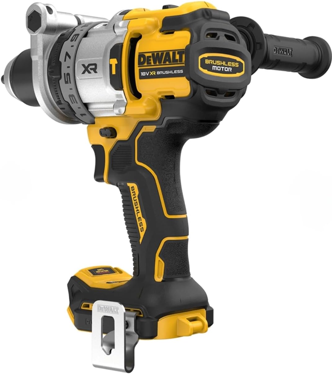DEWALT DCD1007N-XJ 18V XR Premium Brushless Hammer Drill Driver, Bare Unit