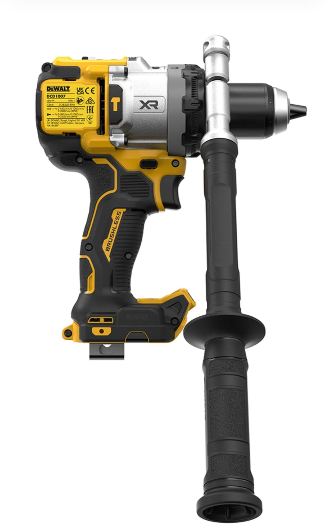 DEWALT DCD1007N-XJ 18V XR Premium Brushless Hammer Drill Driver, Bare Unit