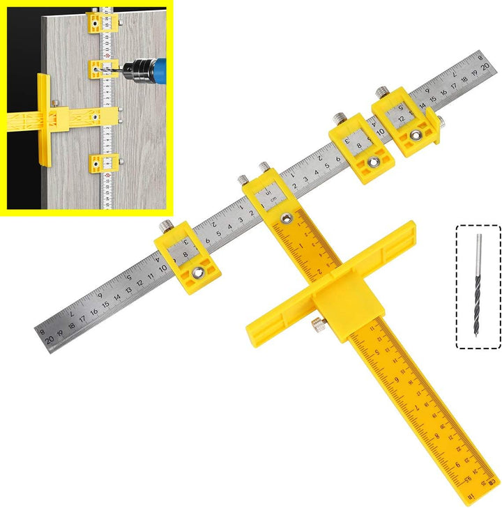 Punch Locator wood Drilling Guide Tool for Door and Drawer