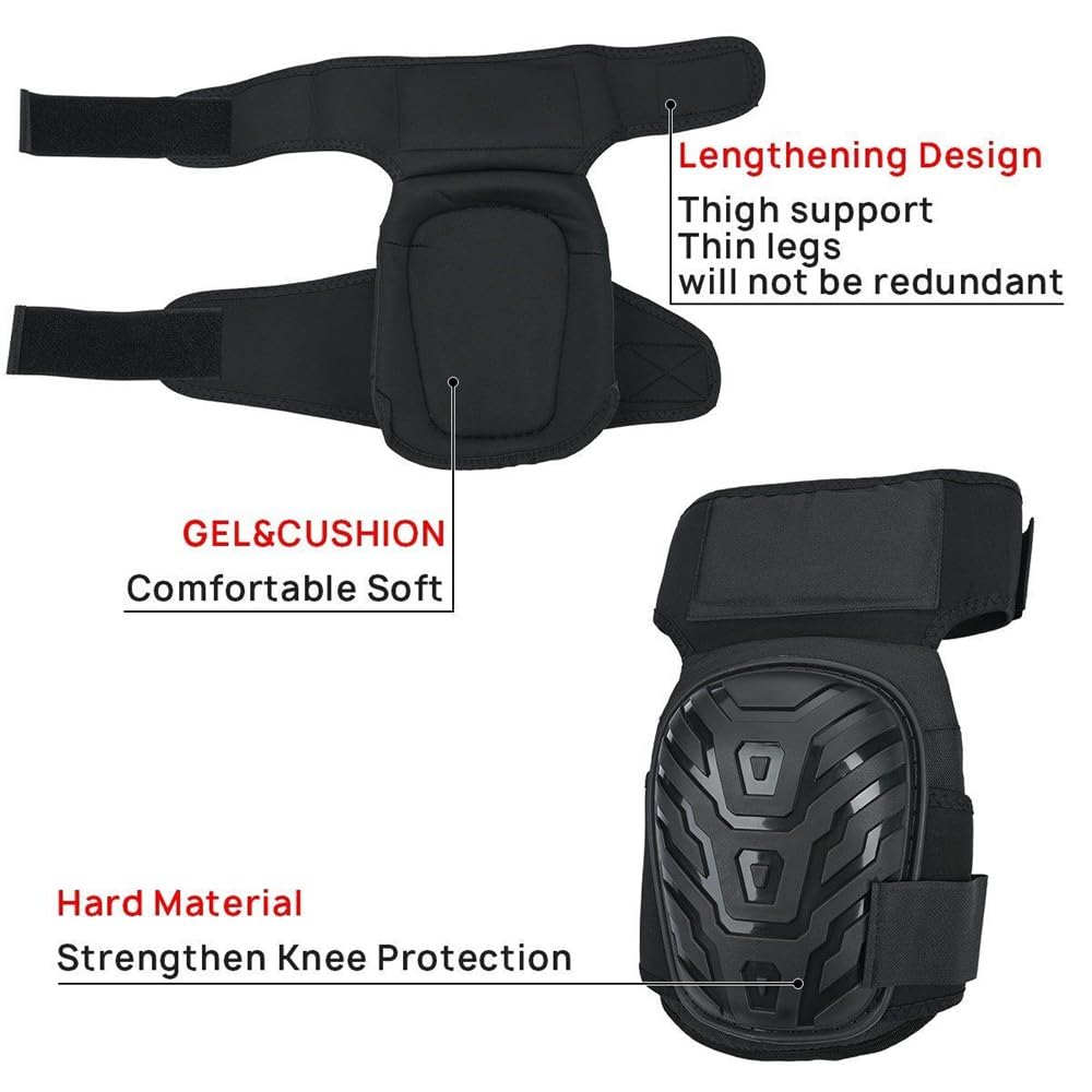 2X Knee Pads Construction Professional Work Safety Comfort Gel Leg Protector AU