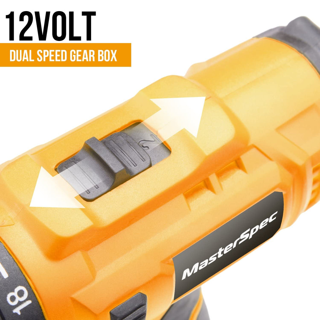 MasterSpec 12V Cordless Drill Driver Screwdriver