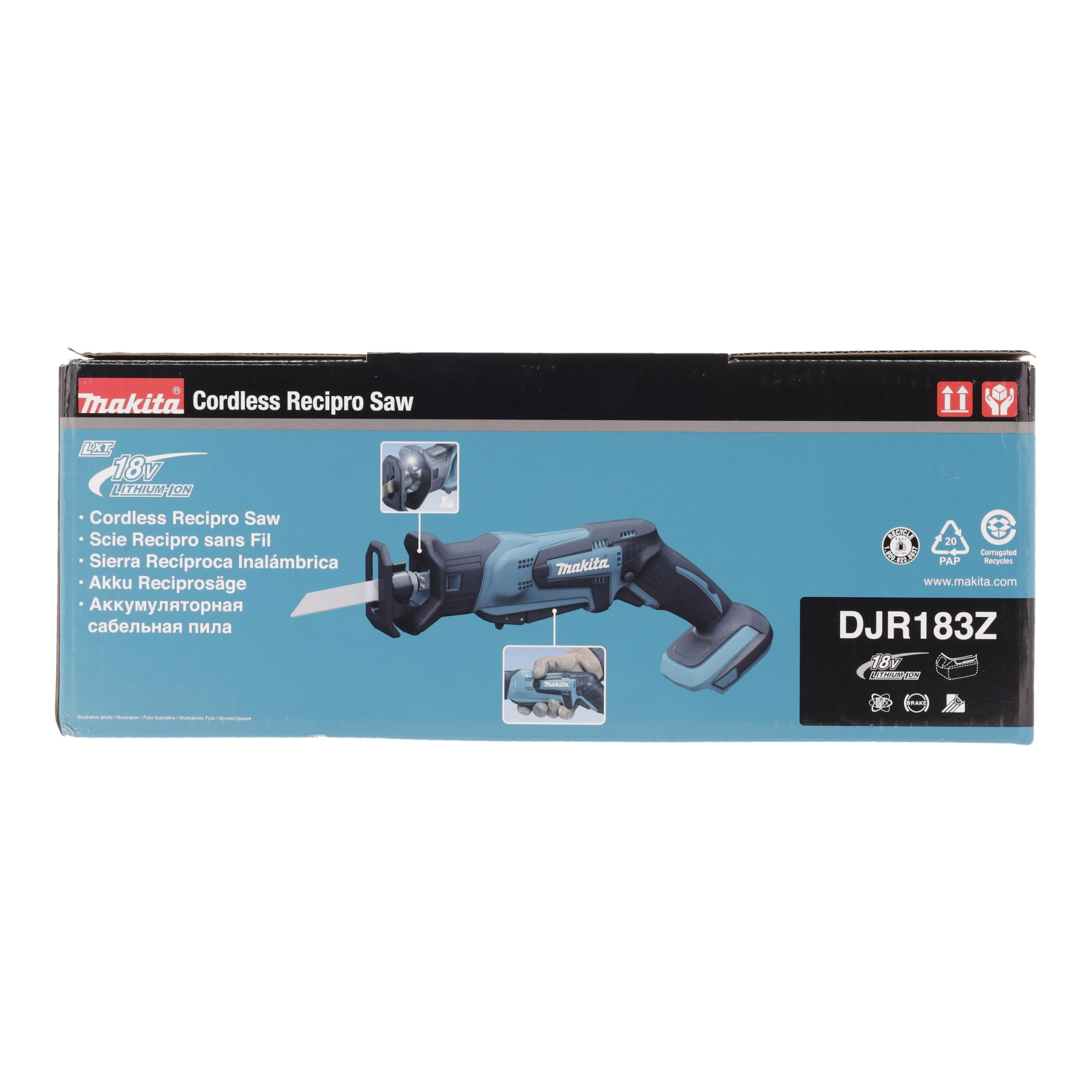 Makita DJR183Z 18V Cordless Reciprocating Saw
