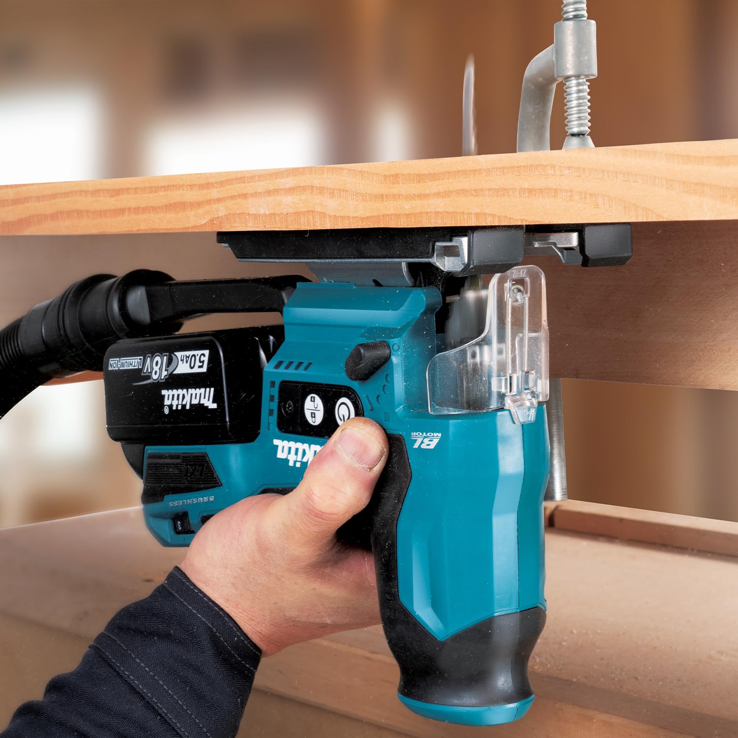 Makita DJV185Z 18V Brushless Compact Barrel Handle Jigsaw