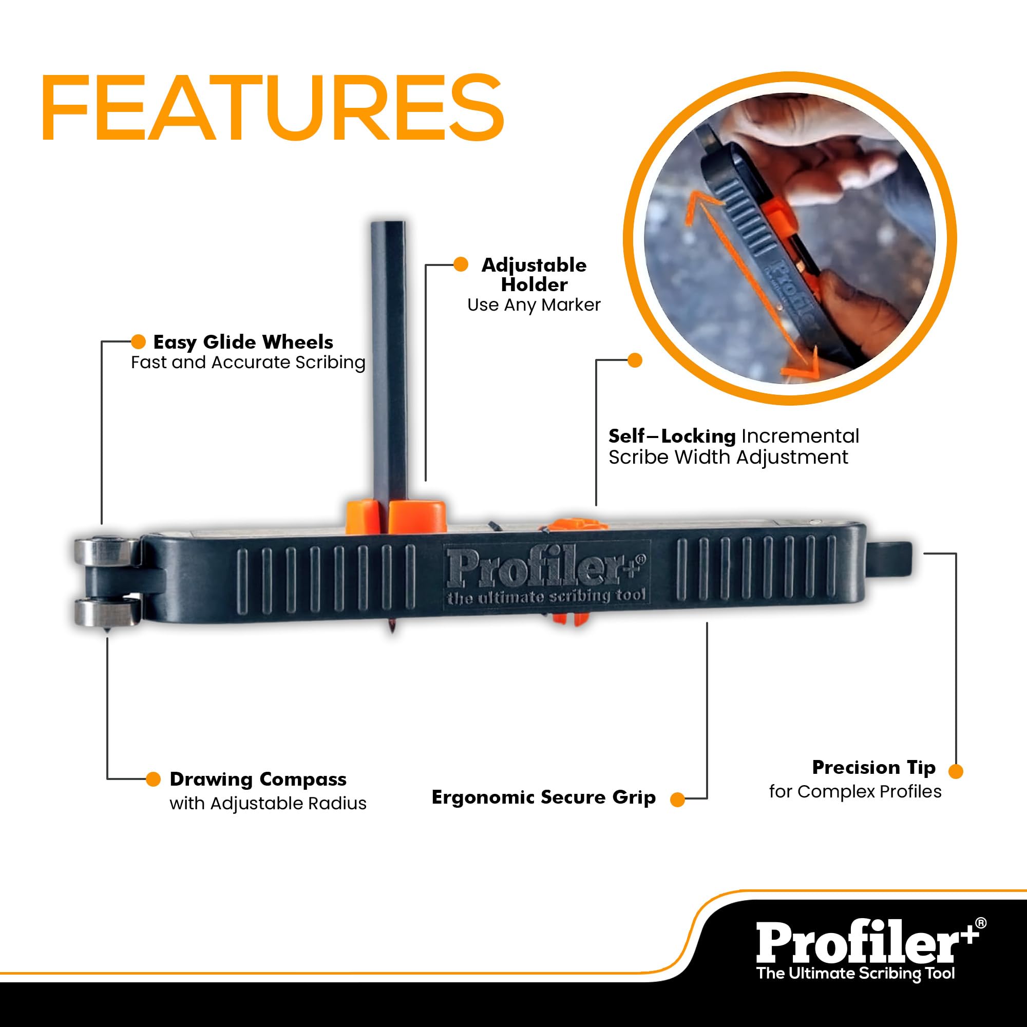 Profiler+ The Ultimate Contour Gauge Scribing Tool