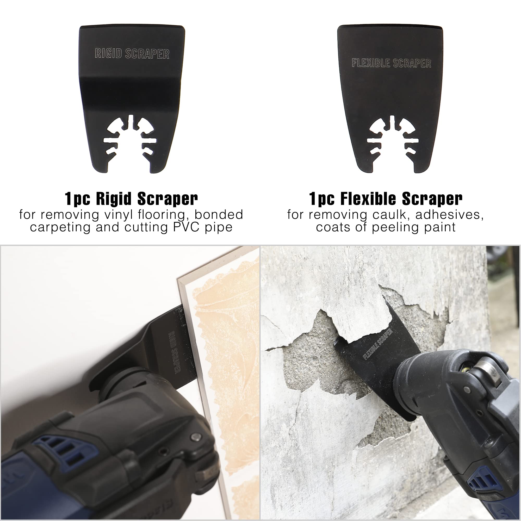 25-piece Oscillating Multitool Accessories Saw Plunge Blades