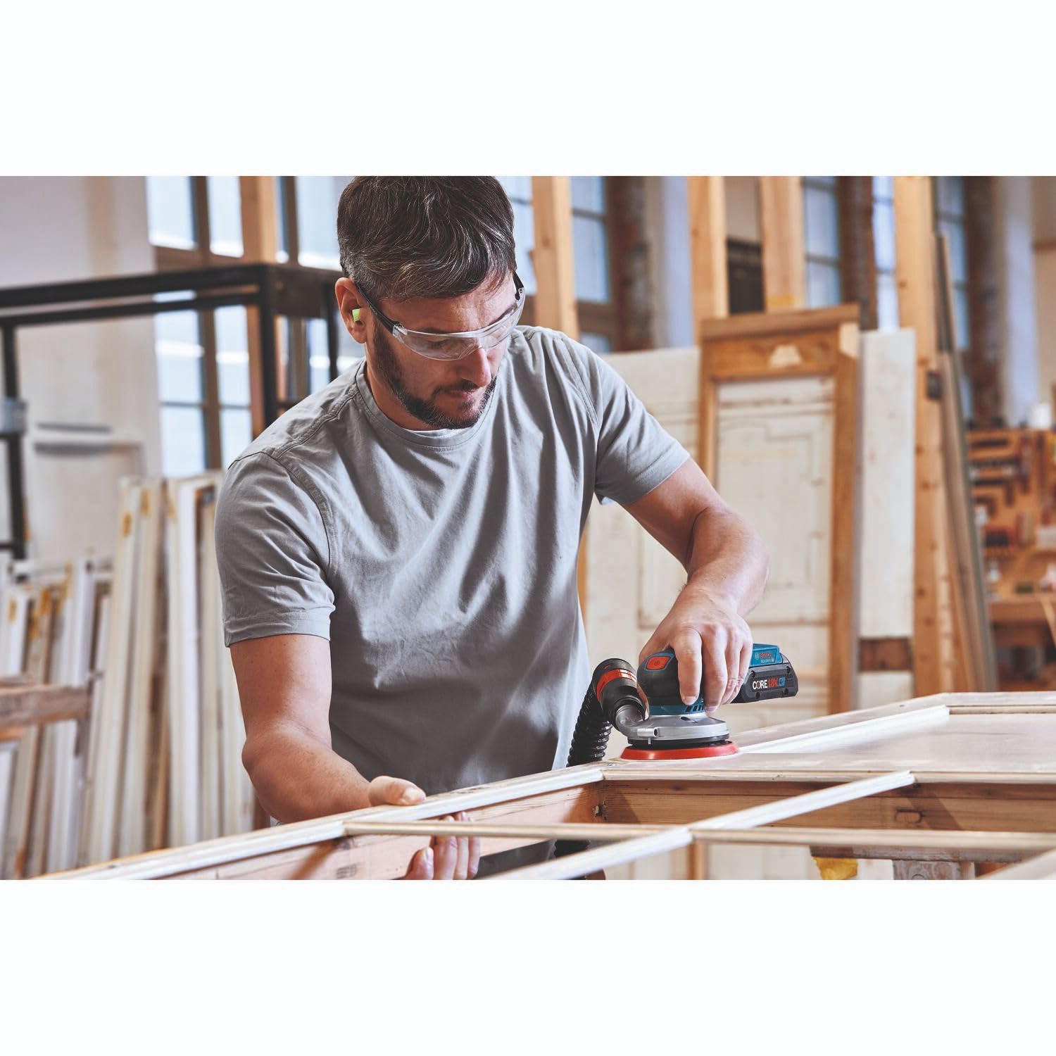 BOSCH GEX18V-5N 18V Brushless 5 Inch Cordless Random Orbit Sander (Bare Tool)